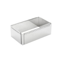 Forma de copt dreptunghiulara ajustabila, inox, 21x11-40x21 cm - de Buyer