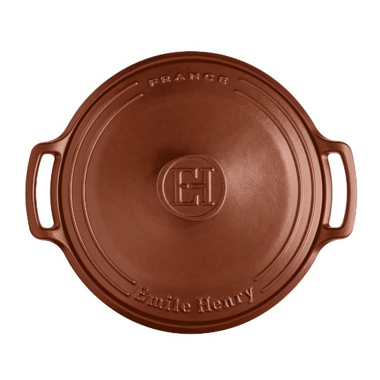 Oala Cocotte ceramica, 33cm/6,5L, "Sublime", Sienna - Emile Henry