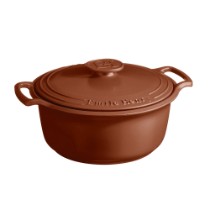 Oala Cocotte ceramica, 31cm/5,5L, "Sublime", Sienna - Emile Henry