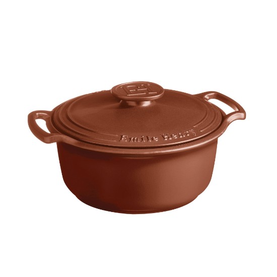 Oala Cocotte ceramica, 28,5cm/4L, "Sublime", Sienna - Emile Henry