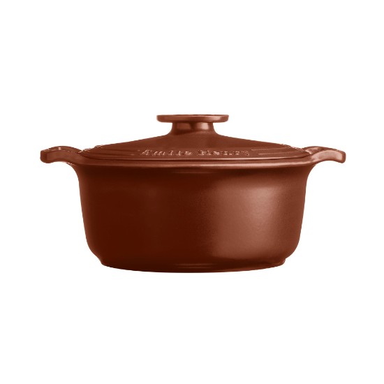 Oala Cocotte ceramica, 28,5cm/4L, "Sublime", Sienna - Emile Henry