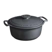 Oala Cocotte ceramica, 31cm/5,5L, "Sublime", Slate - Emile Henry