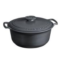 Oala Cocotte ceramica, 33cm/6,5L, "Sublime", Slate - Emile Henry