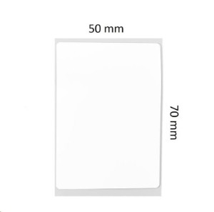 Rola etichete autoadezive 50x70mm, 110 buc/rola, Alb - NIIMBOT