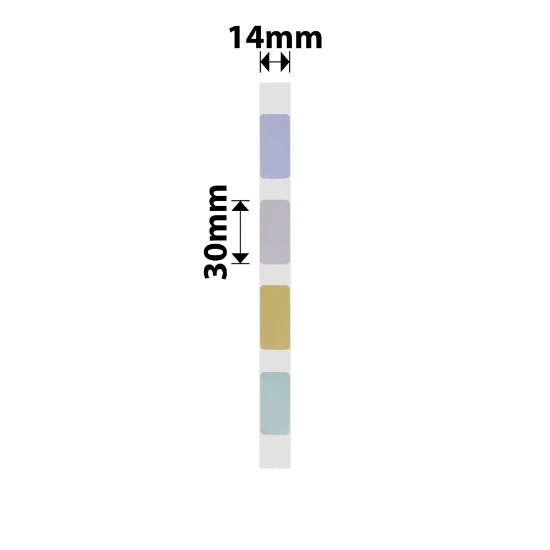Rola etichete autoadezive 14x30mm, 210 buc/rola, Cornfield - NIIMBOT