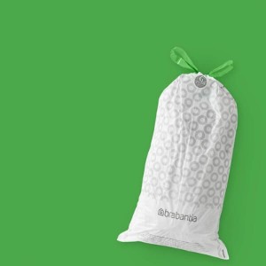 Saci de gunoi cod G, 23-30 L, 20 buc., Alb - Brabantia