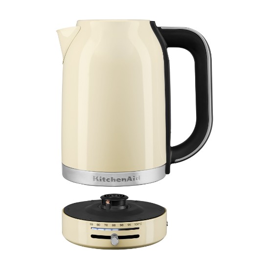 Fierbator electric cu temperatura variabila, 1,7 L, Almond Cream - KitchenAid