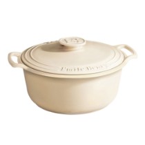 Oala Cocotte ceramica, 33cm/6,5L, "Sublime", Sand - Emile Henry