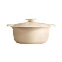 Oala Cocotte ceramica, 28,5cm/4L, "Sublime", Sand - Emile Henry