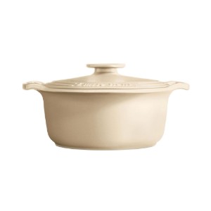 Oala Cocotte ceramica, 28,5cm/4L, "Sublime", Sand - Emile Henry