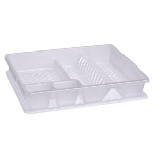 Scurgator vase cu tava, plastic, 45x38x8,8 cm - Curver
