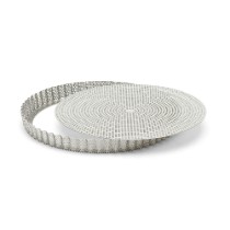 Forma tarta perforata cu hartie copt inclusa, inox, 28 cm - de Buyer