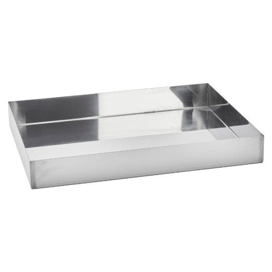 Forma dreptunghiulara Genoise, inox, 40x30cm - De Buyer