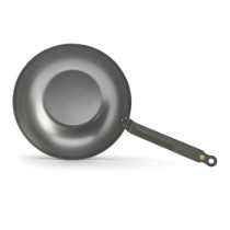Wok rotund, otel, 28 cm, "Mineral B" - de Buyer