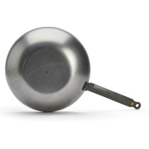 Wok rotund, otel, 28 cm, "Mineral B" - de Buyer