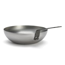 Wok rotund, otel, 28 cm, "Mineral B" - de Buyer