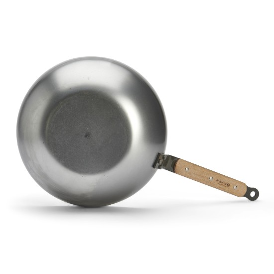 Tigaie wok rotunda, otel, 28 cm, "Mineral B Bois" - de Buyer