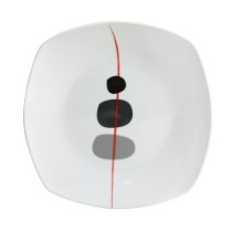 Set servire masa, 18 piese, portelan, "Zen" - Home Style