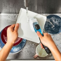 Perie de vase cu dozator detergent, 23,6 cm - OXO