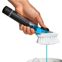 Perie de vase cu dozator detergent, 23,6 cm - OXO