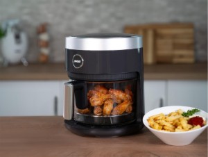 Friteuza cu aer cald, sticla, 3,5 L, 1200 W - Unold