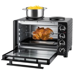 Cuptor electric cu 2 plite, All in One, 30L, 1500W - Unold