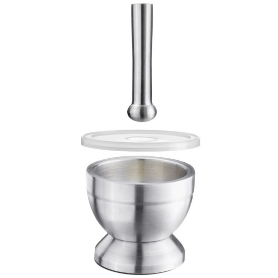 Mojar cu pistil si capac, inox, 10 cm - Westmark