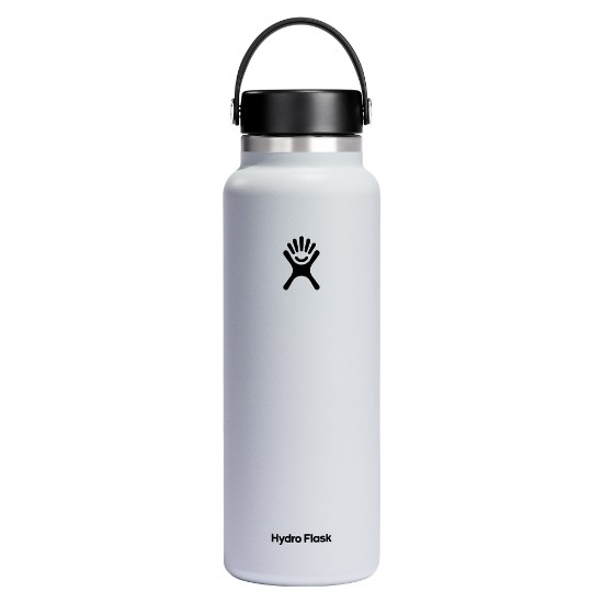 Sticla termos, inox, 1,18L, "Wide Mouth", White - Hydro Flask