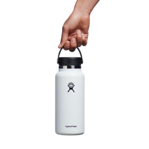 Sticla termos, inox, 950ml, "Wide Mouth", White - Hydro Flask