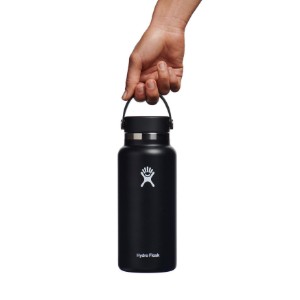 Sticla termos, inox, 950ml, "Wide Mouth", Black - Hydro Flask