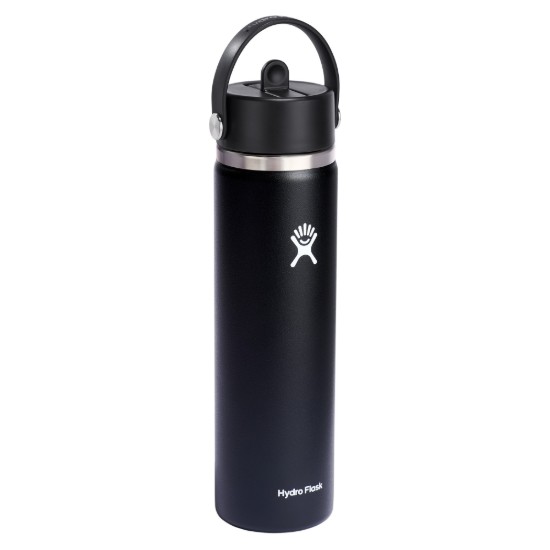 Sticla termos, inox, 710ml, "Wide Straw", Black - Hydro Flask