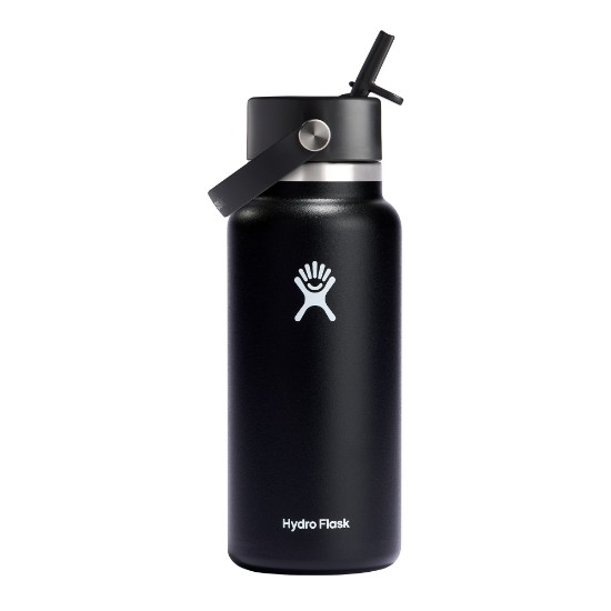 Sticla termos, inox, 950ml, "Wide Straw", Black - Hydro Flask