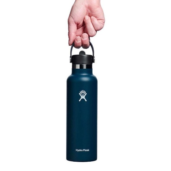 Sticla termos, inox, 620ml, "Standard Straw", Indigo - Hydro Flask