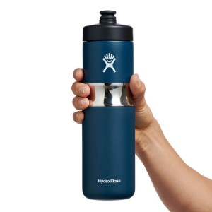 Sticla termos sport, inox, 590ml, "Wide Mouth", Indigo - Hydro Flask