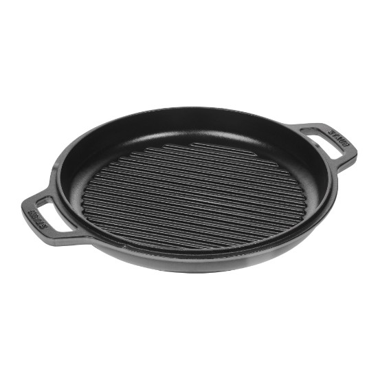 Cratita Braiser cu capac grill, fonta, 26cm/3,3L, Graphite Grey - Staub