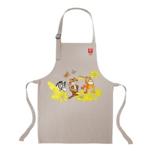 Sort de bucatarie pentru copii, bumbac, 60x45cm, Grey - Zwilling