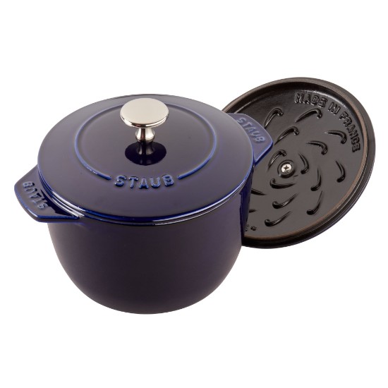 Oala Cocotte orez, fonta, 20cm/3L, Dark Blue - Staub