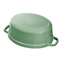 Oala Cocotte ovala, fonta, 29cm/4,2L, Sage - Staub