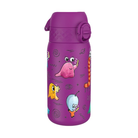 Sticla apa pentru copii, inox, 400ml, Aliens - Ion8