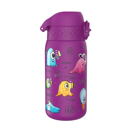 Sticla apa pentru copii, inox, 400ml, Aliens - Ion8