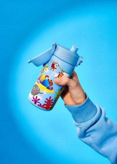 Sticla apa pentru copii, inox, 400ml, Safari - Ion8