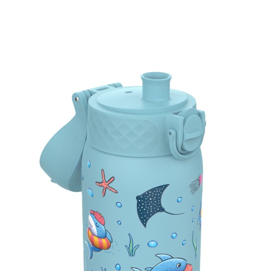 Sticla apa pentru copii, inox, 400ml, Sharks - Ion8