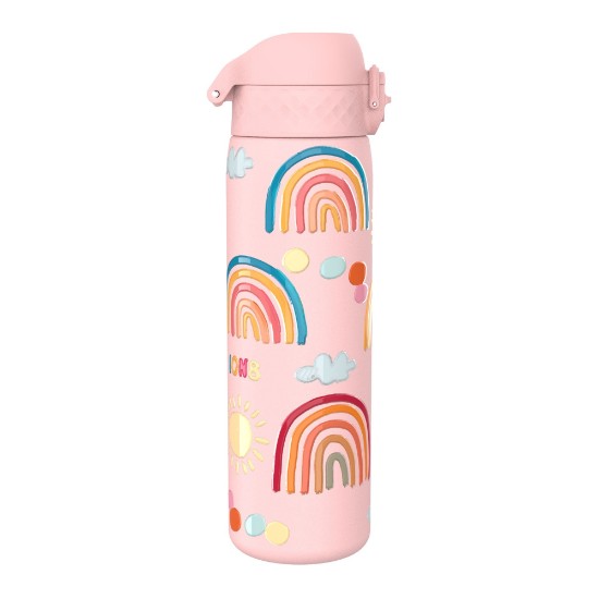 Sticla apa pentru copii Slim, inox, 600ml, Rainbows - Ion8