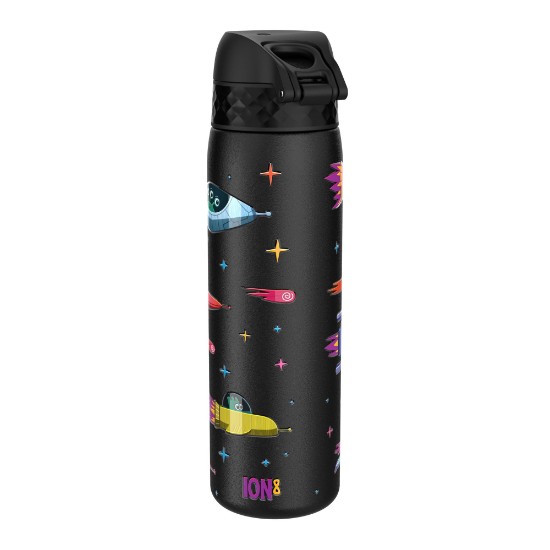 Sticla apa pentru copii Slim, inox, 600ml, Spaceships - Ion8