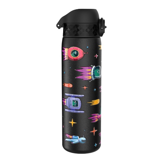 Sticla apa pentru copii Slim, inox, 600ml, Spaceships - Ion8