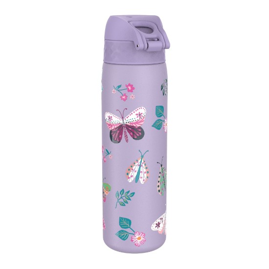 Sticla apa Slim, inox, 500ml, Butterflies - Ion8