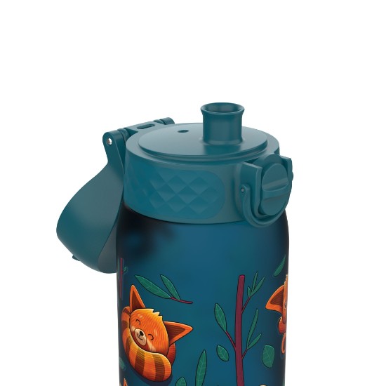 Sticla apa pentru copii, recyclon, 350ml, Red Pandas - Ion8