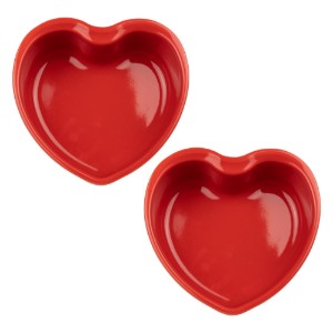 Set 2 tavi ramekin inima, ceramica, 13,5 cm/0,85 L, "Appolia" - Peugeot