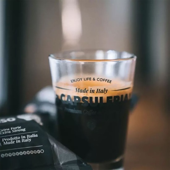 Cafea Black Espresso, 100 capsule compatibile Nespresso - La Capsuleria