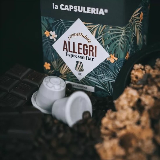 Cafea Allegri Espresso Bar, 10 capsule compatibile Nespresso - La Capsuleria